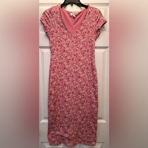 Jessica Simpson Floral Knit Maxi Dress